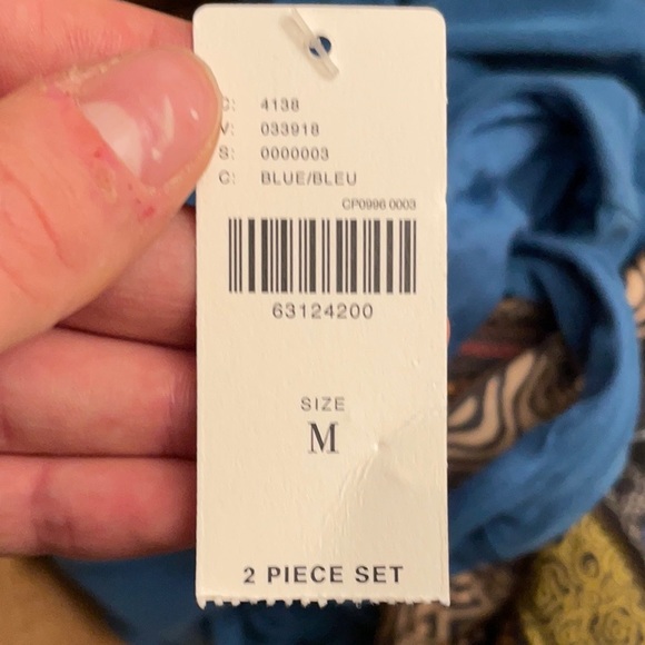 Anthropologie two piece skirt and shirt set. - Picture 3 of 3